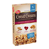 (image for) Great Grains Cranberry Almond Crunch Whole Grain Cereal 14 oz-17